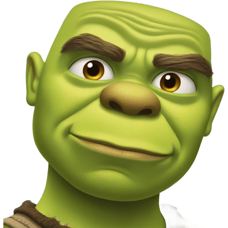 shrek kiss face  emoji
