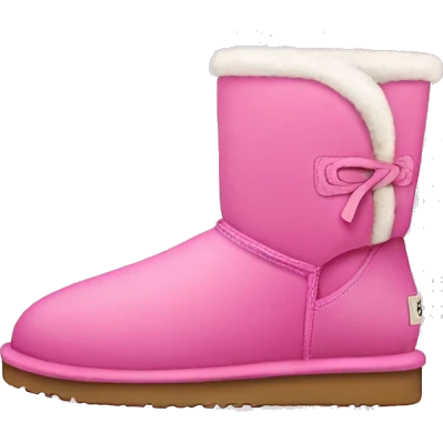 Pink ugg  emoji