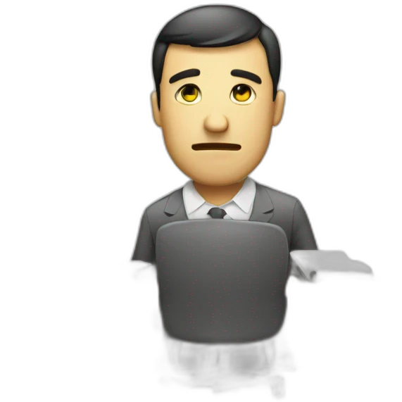 tired businessman emoji