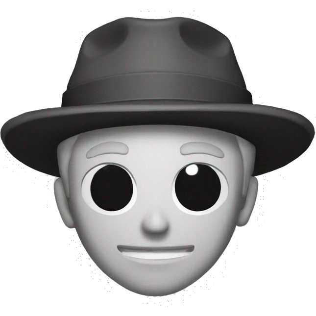 one piece noir et blanc emoji
