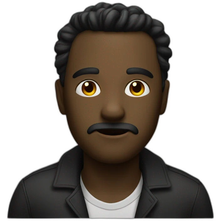 Noir qui pange emoji