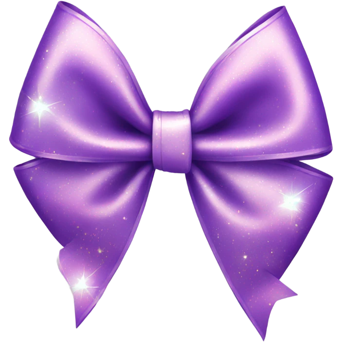 Sparkling bow emoji