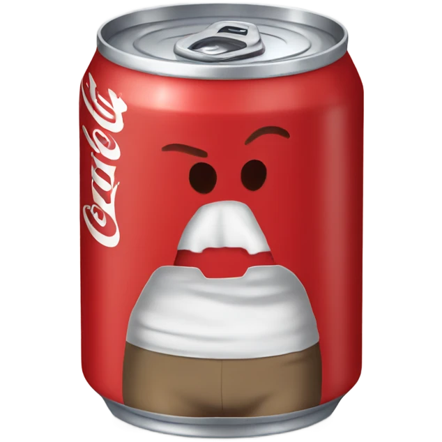 Can of coke with underpants emoji
