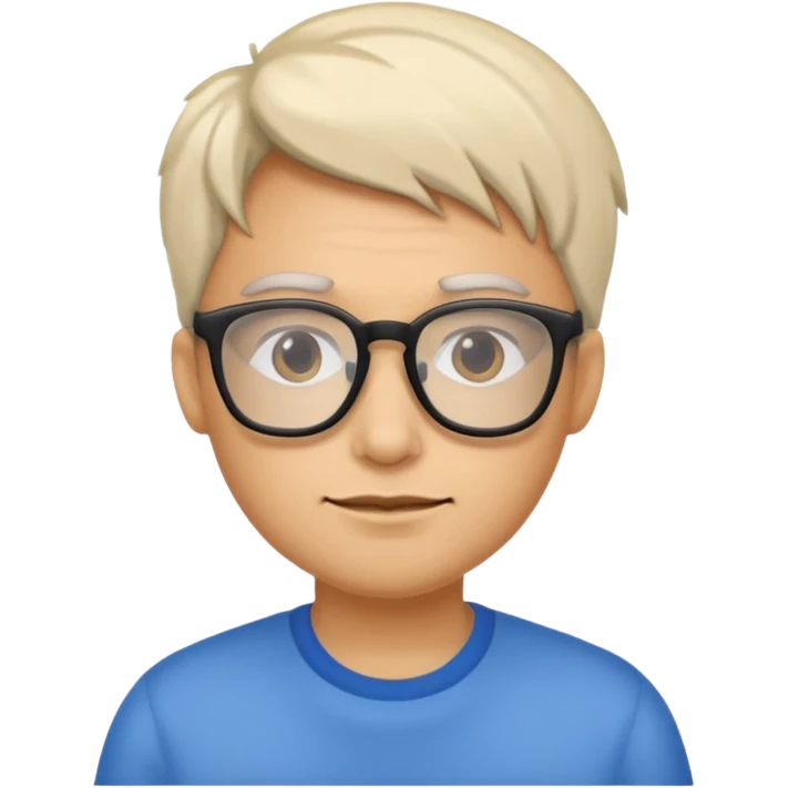A bad face with cool glasses emoji