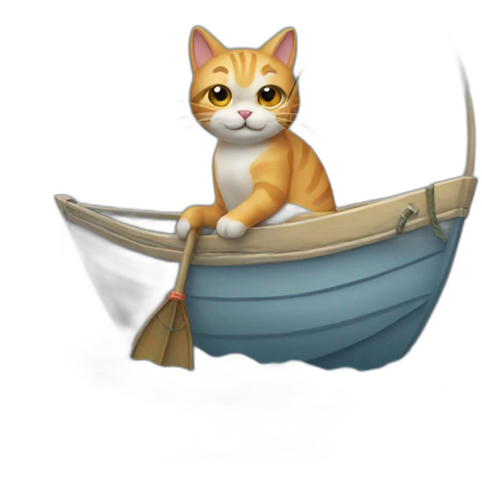 Cat fishing emoji