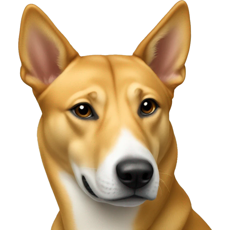 Carolina dog sitting emoji