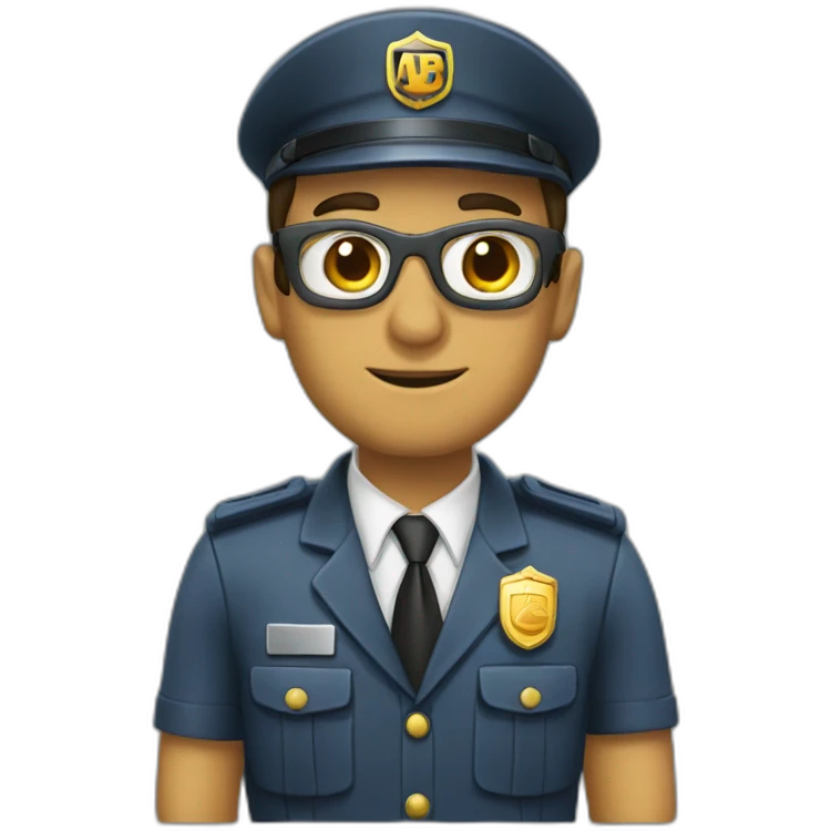 Agente de transito emoji