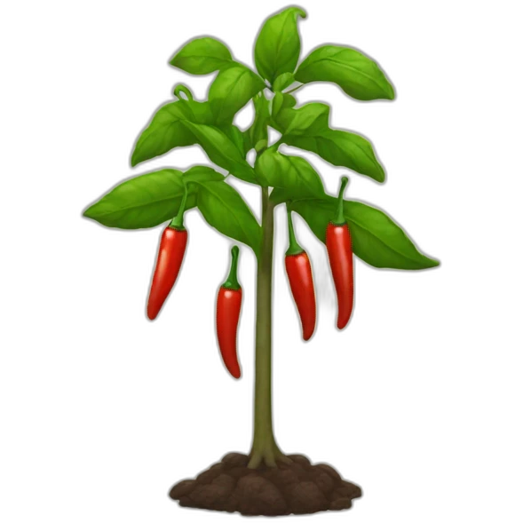 Small chilli tree emoji