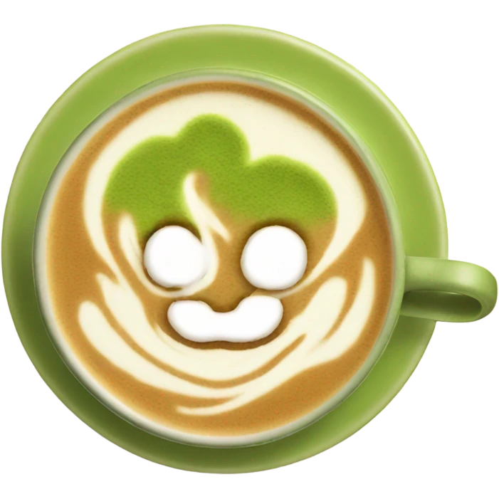 Matcha latte emoji
