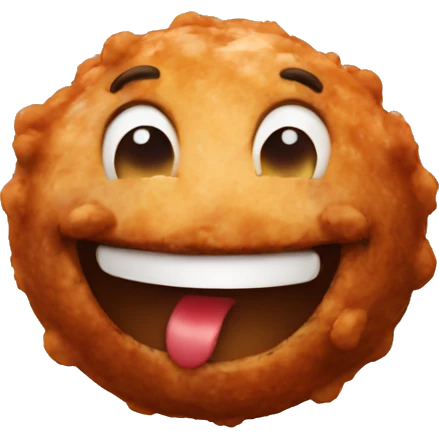 meatball with smile  emoji