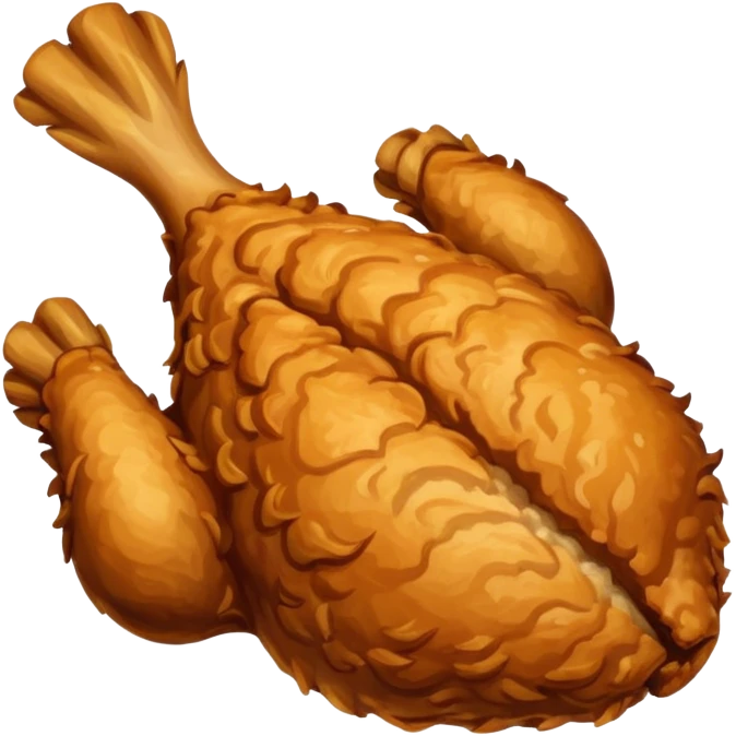 chicken fried emoji