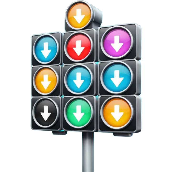 mac os icon rotation retro street signal rotating inversion emoji