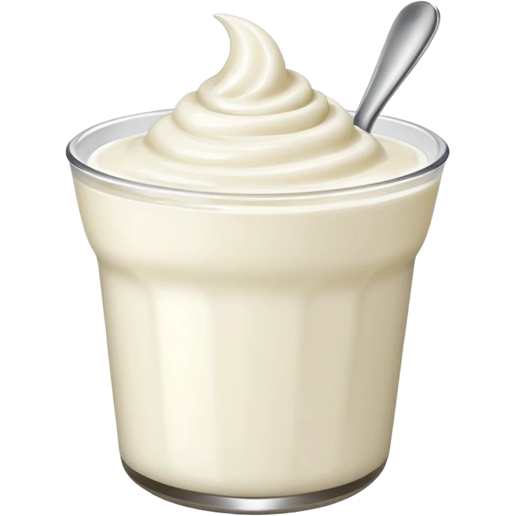 white clean joghurt emoji