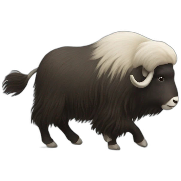 Muskox Walking emoji