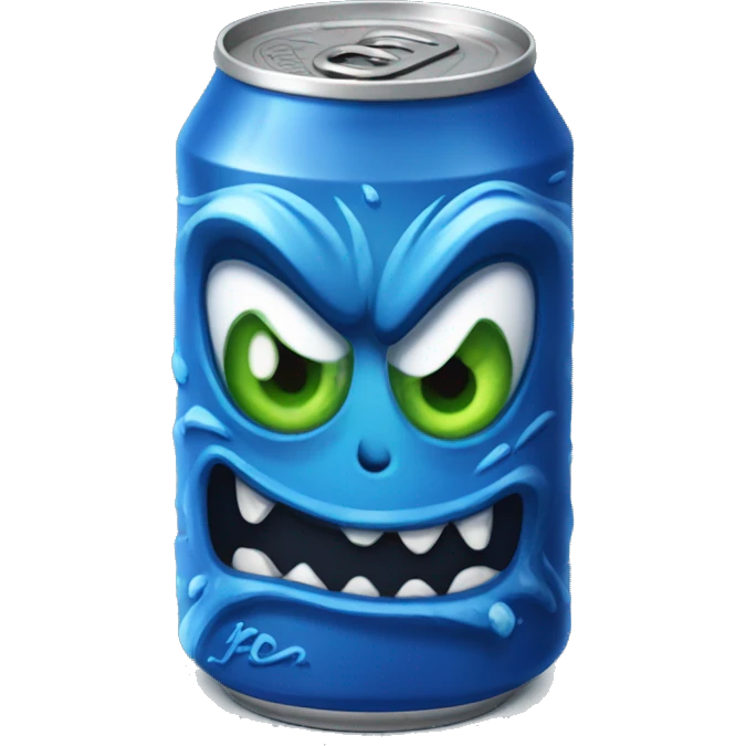 blue monster energy drink emoji