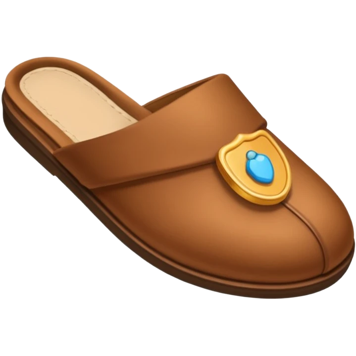 Hand holding a slipper emoji