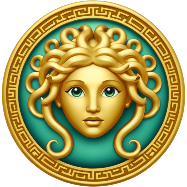 Medusa Versace logo emoji
