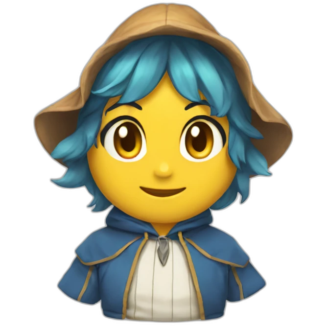 Crea un emoji de Pokémon vestido de faralaes emoji
