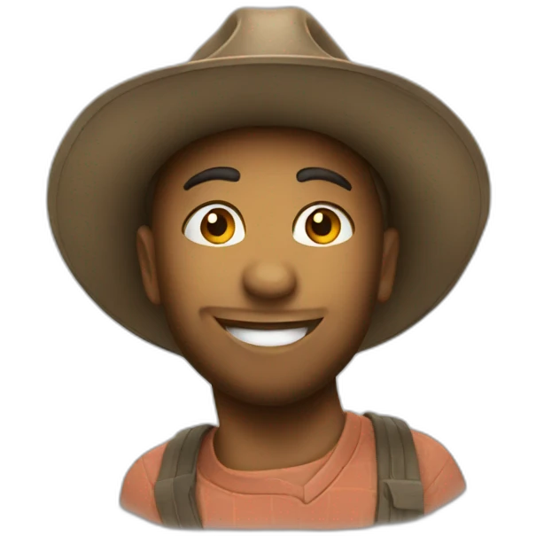 Tipping my hat emoji