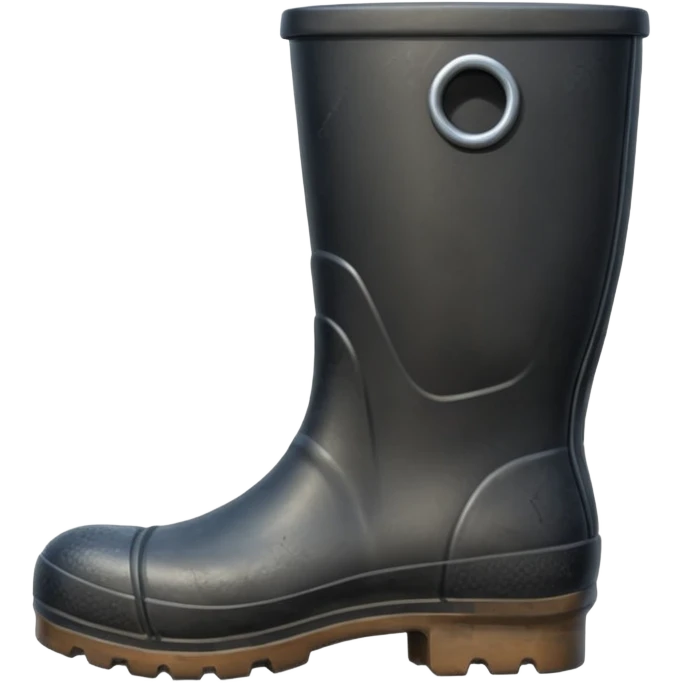 Black Gumboot emoji