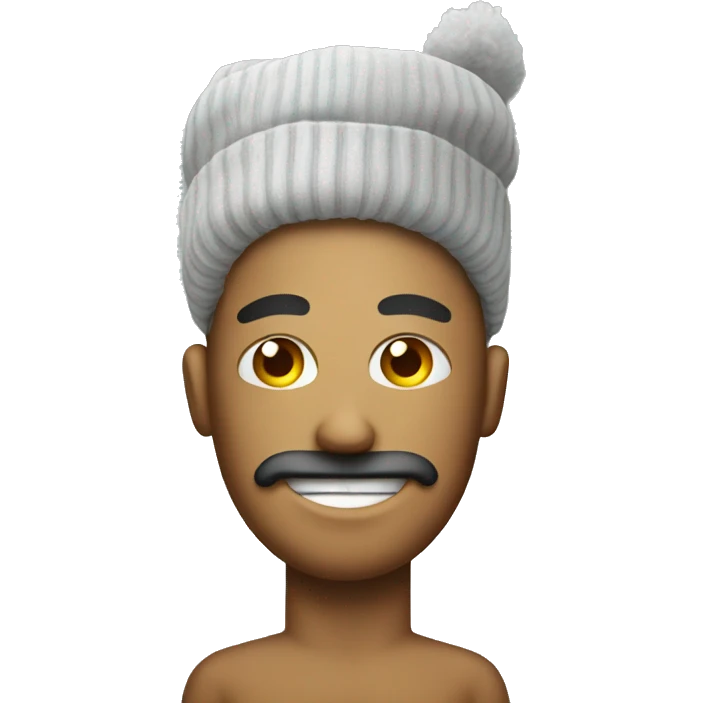Man with sock head  emoji