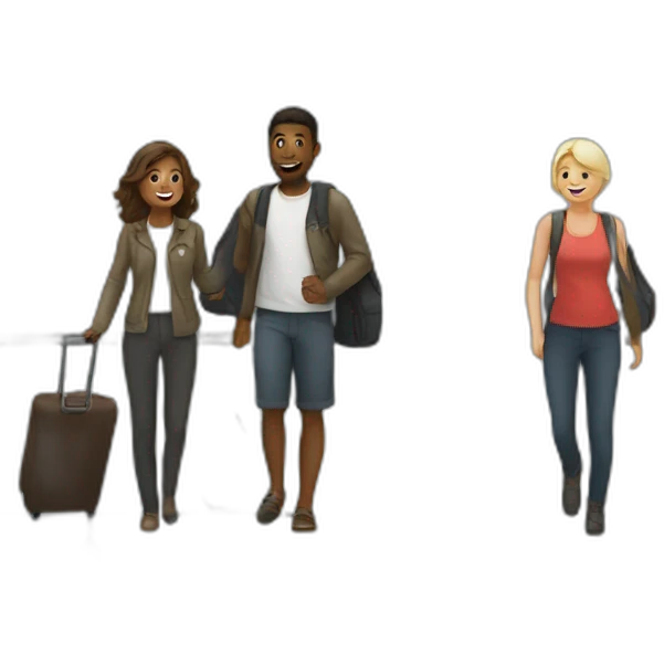  couple white in airport emoji