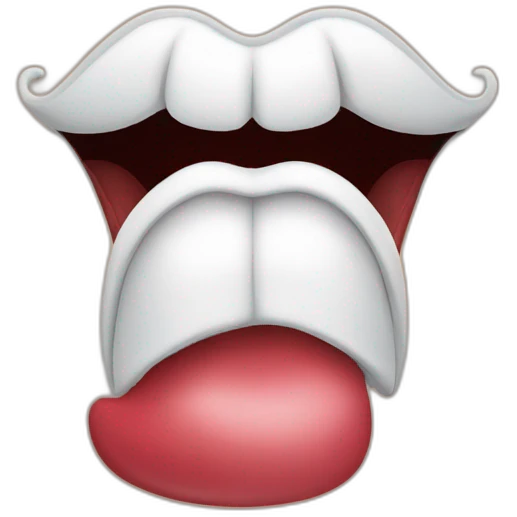 santa claus tongue emoji
