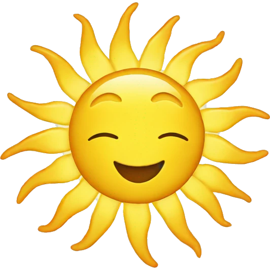 Sun emoji