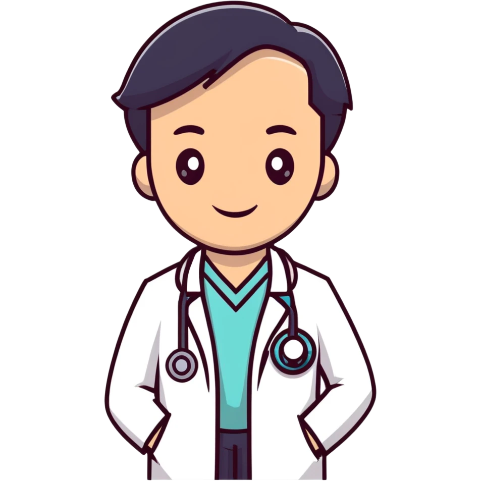 friendly doctor emoji