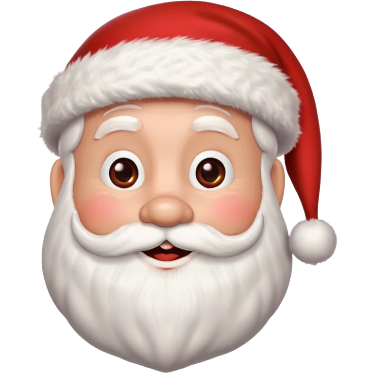 santa Rudolph hello emoji