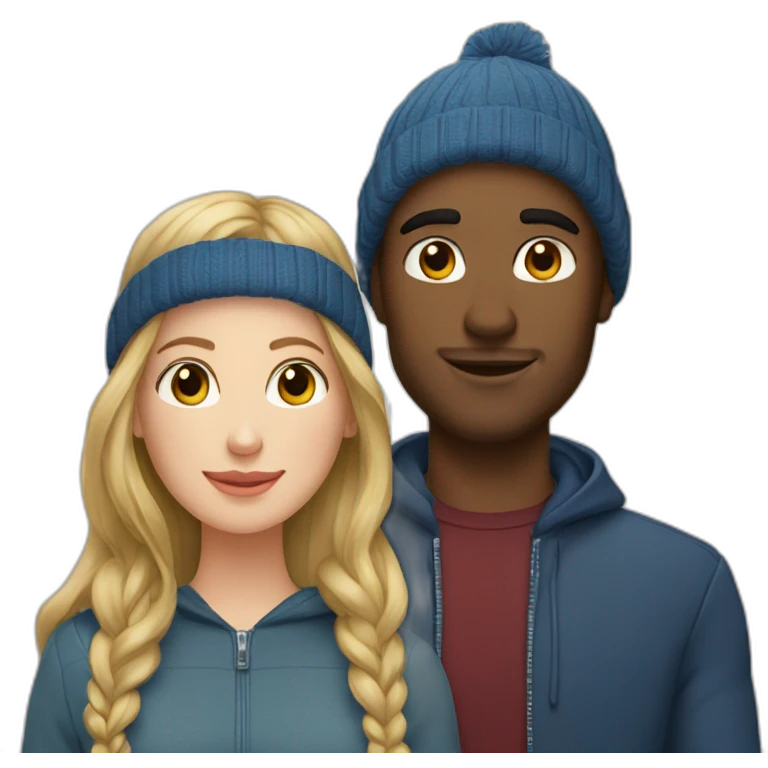 Couple Thibault et Juliette emoji