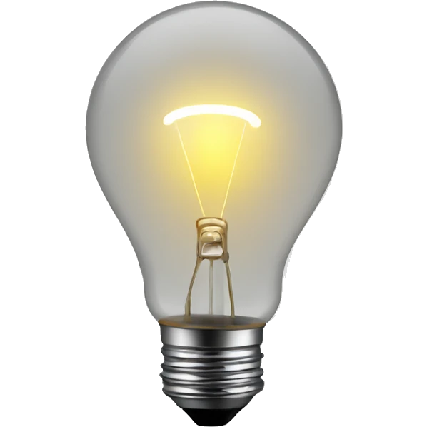 light bulb emoji