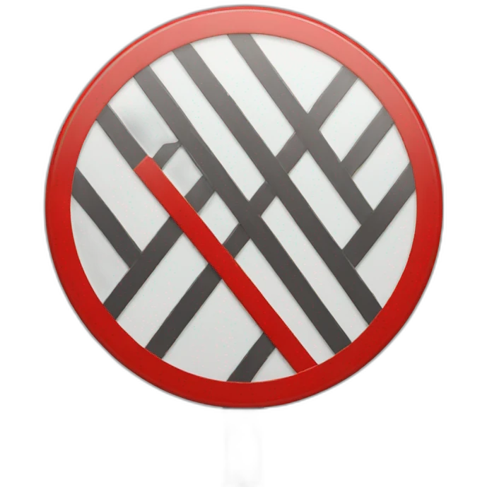no entry sign emoji