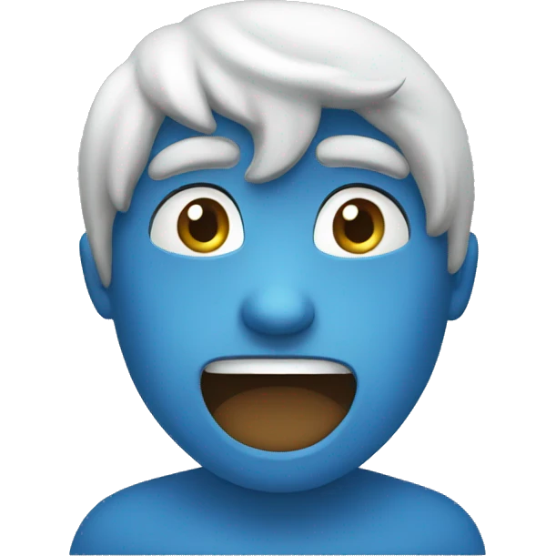 blue emoji