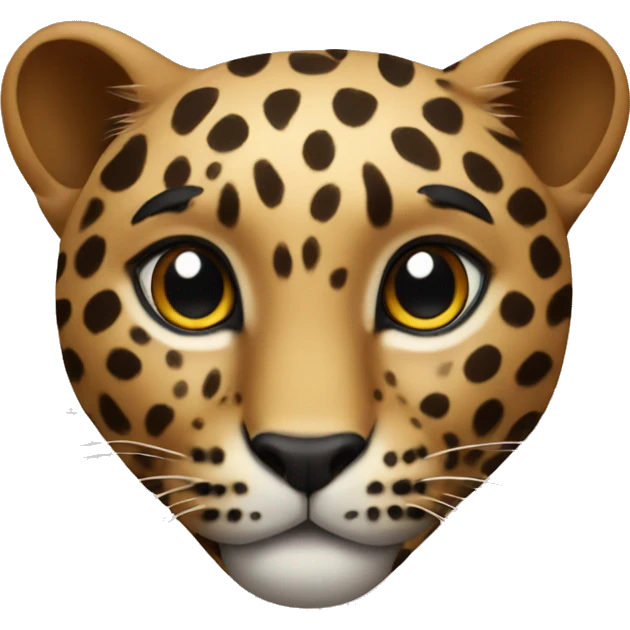 leopard heart  emoji