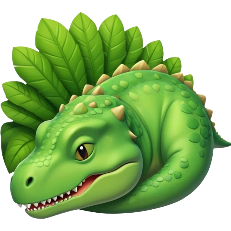 Dinosaur sleeping emoji