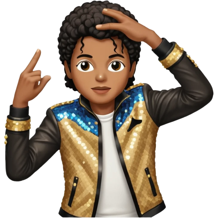 michael jackson dabbing emoji