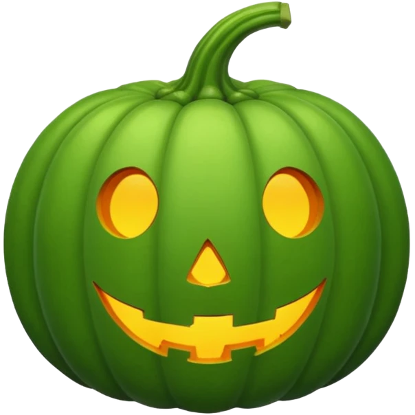 green sweet pumpkin emoji
