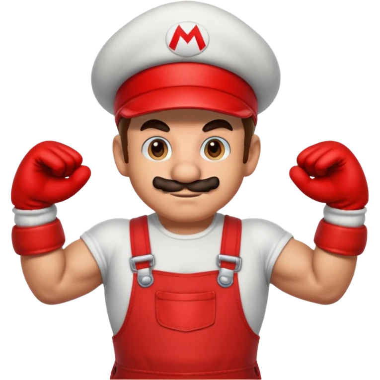 mario turned around with buttcheeks out  emoji