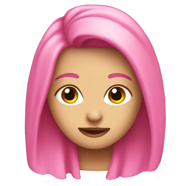 Pink emoji