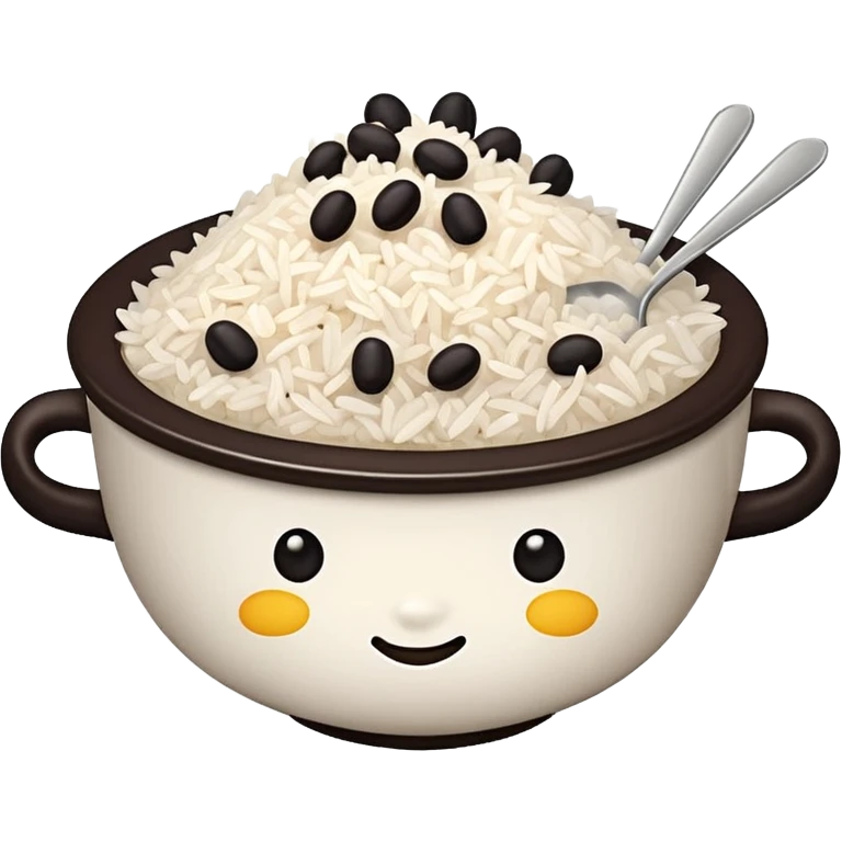 rice with beans emoji