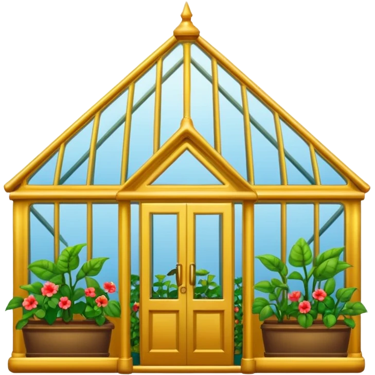 luxury greenhouse emoji