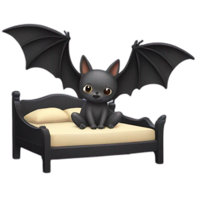 Bat bed emoji