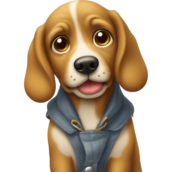 Cachorro chupando pirulito do chaves emoji