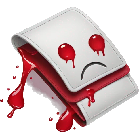 bleeding wallet emoji
