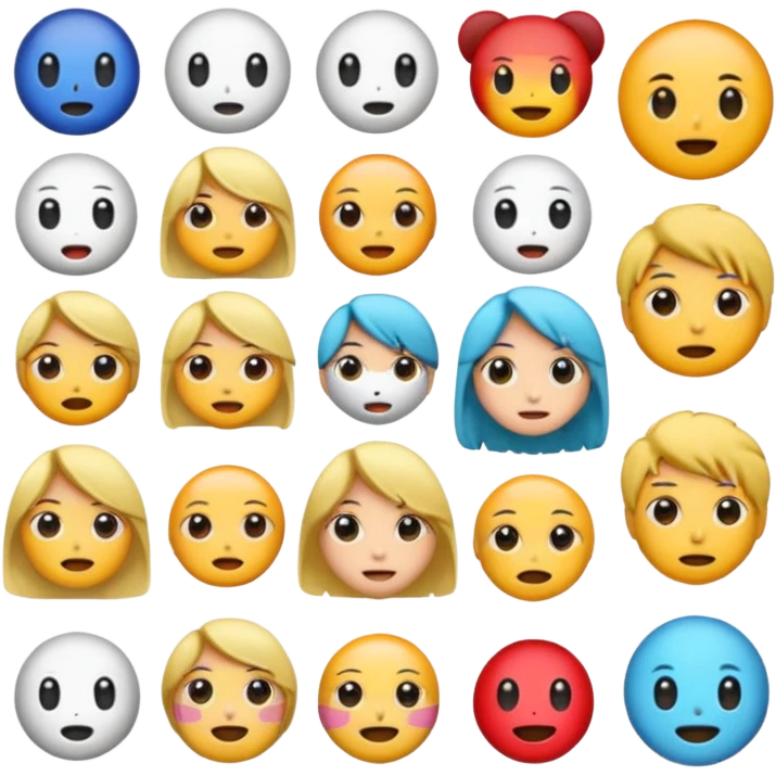 emoji con expreciones de anime emoji