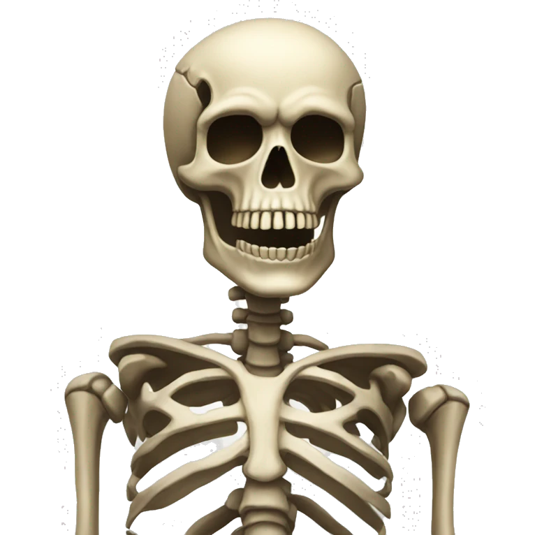 Skeleton savage emoji