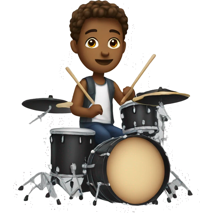 Playing drums  emoji