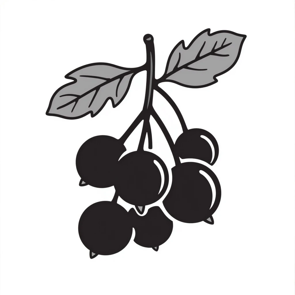 aronia berry emoji