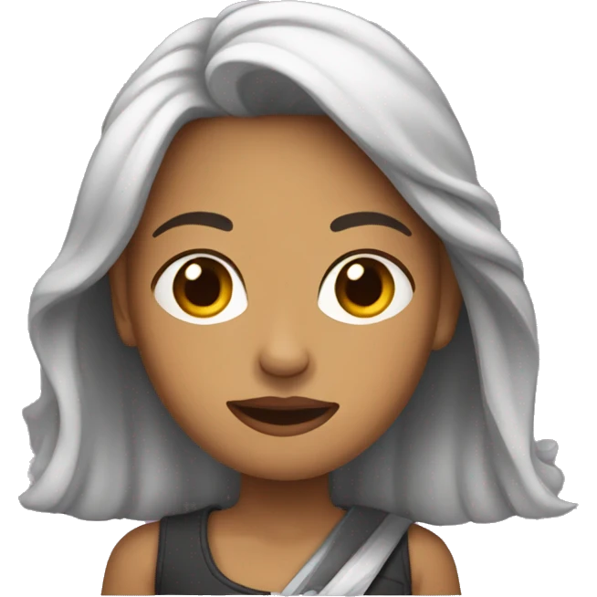 Femme qui crie emoji